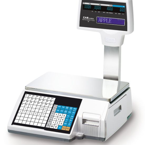 Cân Điện Tử Siêu Thị In Tem Mã Vạch 30kg Cân Tính Tiền CAS Hàn Quốc CL-5200P